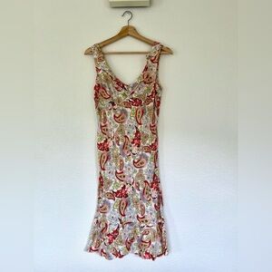 CAbi Paisley Floral Dress
